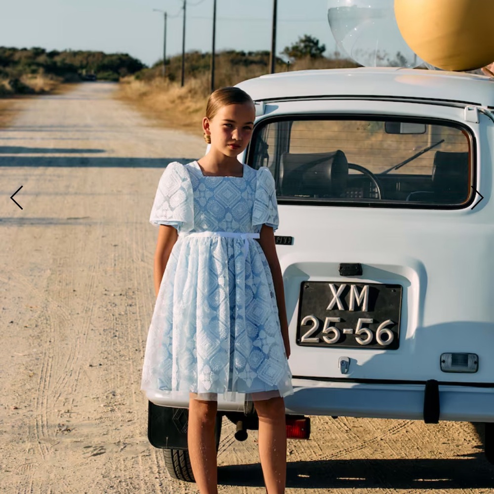 Patachou Embroidered tulle dress for a young princess-lady.